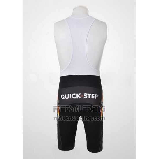 2010 Fietskleding Quick Step Kampioen Belgie Korte Mouwen en Koersbroek